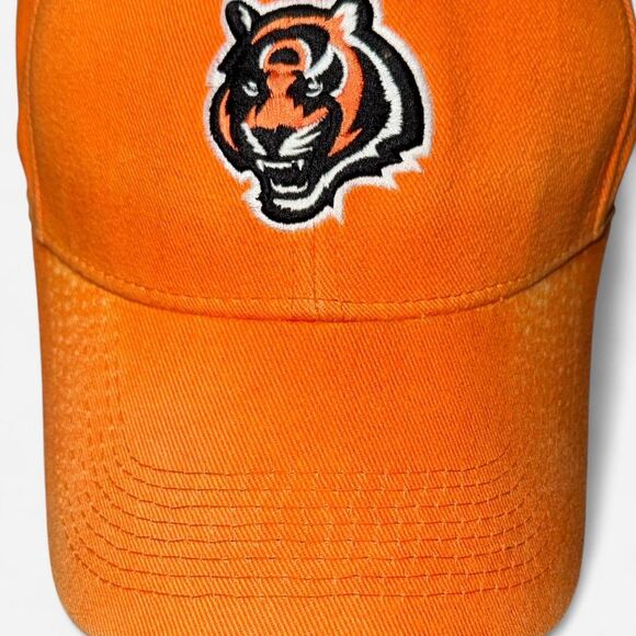 NFL Cincinnati Bengals Tiger Logo Orange Fitted Hat - Picture 5 of 8